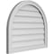 Ekena Millwork Round Top Surface Mount PVC Gable Vent w/ 2"W x 1-1/2"P Brickmould Frame, 28"W x 24"H GVPRT28X2402SN - alternate 3